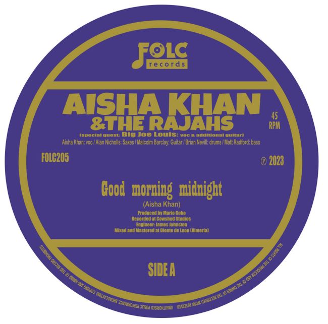 Aisha Khan & The Rajahs - Good Morning Midnight + 1